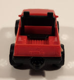 1988 Tonka Georgia Farms Pickup Truck Red Plastic Die Cast Toy Car Vehicle
