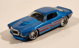 2007 Hot Wheels G-Machines: Flashback '70 Camaro Blue 1:50 Scale Die Cast Toy Car Vehicle