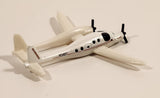 2019 Matchbox Skybusters Rutan Boomerang White Toy Airplane