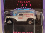 1999 Matchbox Third Edition Hot August Nights Reno, NV 1939 Chevy Sedan Silver Die Cast Toy Car Vehicle New in Package