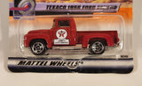 2000 Matchbox Speedy Delivery Texaco 1956 Ford Pickup Truck Red Die Cast Toy Car Vehicle New in Package
