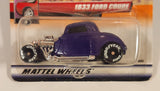 2000 Matchbox Great Drivers 1933 Ford Coupe Purple Die Cast Toy Car Vehicle New in Package
