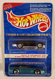 1997 Hot Wheels Avon Exclusive Father & Son Collector Pack Black Split Window Corvette and Green Custom Corvette Convertible Die Cast Toy Car Vehicles New in Package
