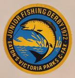 Vintage 1972 Eaton's Victoria Parks C-Fax Junior Fishing Derby Fabric Patch