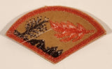 Scouts Canada Fall Autumn Leaves and Trees 1/3 Embroidered Fabric Patch