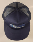 Vintage W.B.H. Western Belting & Hose (1986) Ltd. Dark Blue Snapback Mesh Trucker Cap Hat