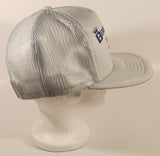 Vintage Berdick Mfg. Ltd. P.V.C. Windows & Steel Ent. Doors Penticton, B.C. Grey Snapback Mesh Trucker Cap Hat