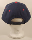 A.J.M. International Blank Black and Red Snapback Trucker Cap Hat