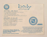2000 Okee Dokee Sticker Co. NHL Montreal Canadiens Body Stickers (One Used)