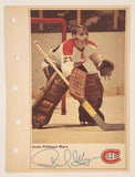 1971-72 Columbian NHL Action Players Montreal Canadiens Louis Phillippe Myre Jumbo Trading Card