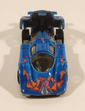 1992 Hot Wheels Sol-Aire CX-4 Blue Die Cast Toy Car Vehicle Opening Rear Hood