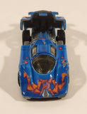 1992 Hot Wheels Sol-Aire CX-4 Blue Die Cast Toy Car Vehicle Opening Rear Hood