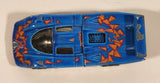 1992 Hot Wheels Sol-Aire CX-4 Blue Die Cast Toy Car Vehicle Opening Rear Hood