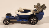 2000 Hot Wheels Virtual Collection Hot Seat Blue and White Die Cast Toy Car Vehicle
