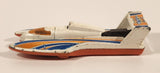 2005 Hot Wheels Final Run Hydroplane White Die Cast Toy Speed Boat Vehicle