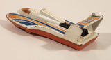 2005 Hot Wheels Final Run Hydroplane White Die Cast Toy Speed Boat Vehicle