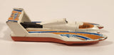 2005 Hot Wheels Final Run Hydroplane White Die Cast Toy Speed Boat Vehicle
