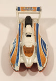 2005 Hot Wheels Final Run Hydroplane White Die Cast Toy Speed Boat Vehicle