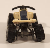1991 Hot Wheels Suzuki Quadracer Cream White Die Cast ATV Toy Vehicle