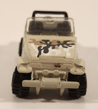 1992 Hot Wheels Roll Patrol Jeep CJ Trailbuster Beige Tan-Grey Die Cast Toy Car Vehicle
