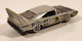 2001 Hot Wheels Rod Squadron 1970 Dodge Charger Daytona Silver Metalflake Die Cast Toy Car Vehicle