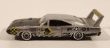 2001 Hot Wheels Rod Squadron 1970 Dodge Charger Daytona Silver Metalflake Die Cast Toy Car Vehicle