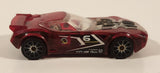 2013 Hot Wheels Hot Wheels: The Ultimate Handbook Nerve Hammer Clear Red Die Cast Toy Car Vehicle