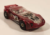 2013 Hot Wheels Hot Wheels: The Ultimate Handbook Nerve Hammer Clear Red Die Cast Toy Car Vehicle