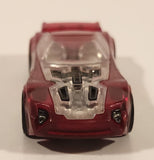 2013 Hot Wheels Hot Wheels: The Ultimate Handbook Nerve Hammer Clear Red Die Cast Toy Car Vehicle
