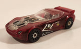 2013 Hot Wheels Hot Wheels: The Ultimate Handbook Nerve Hammer Clear Red Die Cast Toy Car Vehicle