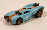 2008 Hot Wheels Prototype H-24 Light Blue Die Cast Toy Car Vehicle