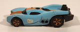 2008 Hot Wheels Prototype H-24 Light Blue Die Cast Toy Car Vehicle