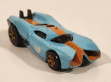 2008 Hot Wheels Prototype H-24 Light Blue Die Cast Toy Car Vehicle