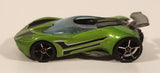2009 Hot Wheels Faster Than Ever Lotus Concept Green Die Cast Toy Car Vehicle