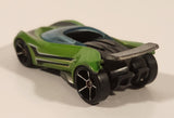 2009 Hot Wheels Faster Than Ever Lotus Concept Green Die Cast Toy Car Vehicle