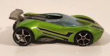 2009 Hot Wheels Faster Than Ever Lotus Concept Green Die Cast Toy Car Vehicle