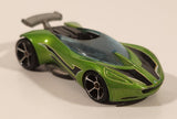 2009 Hot Wheels Faster Than Ever Lotus Concept Green Die Cast Toy Car Vehicle
