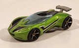 2009 Hot Wheels Faster Than Ever Lotus Concept Green Die Cast Toy Car Vehicle
