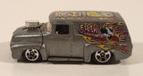 2003 Hot Wheels Work Crewsers '56 Ford Truck Metalflake Dark Grey Die Cast Toy Car Vehicle