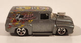 2003 Hot Wheels Work Crewsers '56 Ford Truck Metalflake Dark Grey Die Cast Toy Car Vehicle