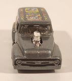 2003 Hot Wheels Work Crewsers '56 Ford Truck Metalflake Dark Grey Die Cast Toy Car Vehicle