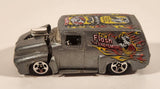 2003 Hot Wheels Work Crewsers '56 Ford Truck Metalflake Dark Grey Die Cast Toy Car Vehicle