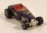 2001 Hot Wheels Skull and Crossbones Deuce Roadster Purple Die Cast Toy Hot Rod Car Vehicle