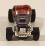 2001 Hot Wheels Skull and Crossbones Deuce Roadster Purple Die Cast Toy Hot Rod Car Vehicle