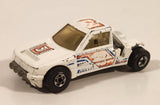 1992 Hot Wheels Peugeot 205 Rallye White #3 "Pirelli" Die Cast Toy Car Vehicle