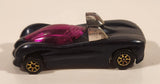1995 Hot Wheels Power Pipes Metallic Dark Blue Die Cast Toy Car Vehicle