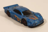 2003 Hot Wheels Pride Rides Mercedes CLK-LM Blue Die Cast Toy Car Vehicle