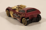 2001 Hot Wheels Extreme Sports Twin Mill II Dark Red Die Cast Toy Car Vehicle