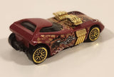 2001 Hot Wheels Extreme Sports Twin Mill II Dark Red Die Cast Toy Car Vehicle