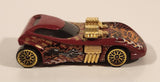 2001 Hot Wheels Extreme Sports Twin Mill II Dark Red Die Cast Toy Car Vehicle